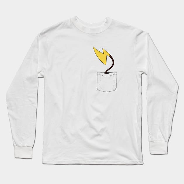 Electric tail in a pocket Long Sleeve T-Shirt by Suika-X